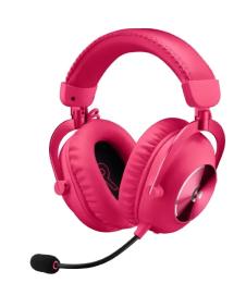 Накладні навушники Logitech G Pro X 2 Lightspeed Wireless Magenta (981-001275)
