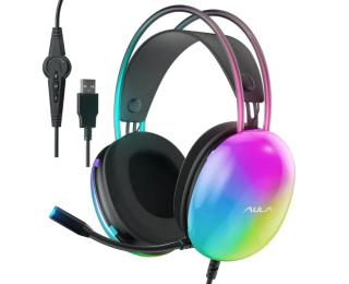Накладні навушники Aula S505 RGB Black (6948391235479)