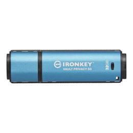Флеш память Kingston IronKey Vault Privacy 50 Type-A USB3.2 32GB Blue (IKVP50/32GB)
