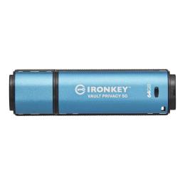 Флеш память Kingston IronKey Vault Privacy 50 Type-A USB3.2 64GB Blue (IKVP50/64GB)