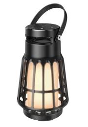 Акустика портативна Hoco BS61 Wild fun outdoor camping light BT speaker Magic Black Night