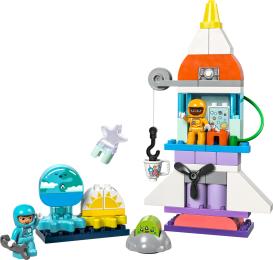 Конструктор LEGO Duplo Пригоди на космічному шатлі 3-в-1 (10422)