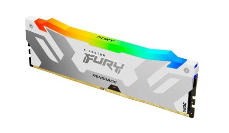 Оперативна память Kingston 16GB DDR5 6400 MHz Renegade RGB White (KF564C32RWA-16)