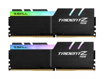 Оперативна память G.Skill 64GB (2x32GB) DDR4 3600 MHz Trident Z RGB Black (F4-3600C18D-64GTZR)
