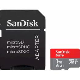 Карта памяті SanDisk (SDSQUAC-1T00-GN6MA) 1 TB microSDXC UHS-I U1 V30 A1 Ultra