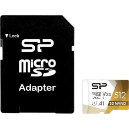 Карта памяті Silicon Power SP512GBSTXDU3V20AB 512 GB microSDXC UHS-1 (U3) V30 A1 SuperiorProColor + SD adapter