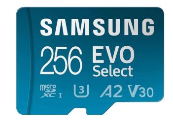 Карта памяті Samsung MB-ME256KA 256 GB microSDXC UHS-I U3 V30 A2 EVO Select + SD Adapter