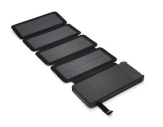 Зовнішній портативний акумулятор Voltronic Power bank 12000 mAh Solar Black