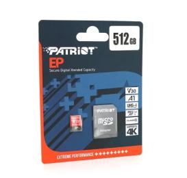 Карта памяті Voltronic Patriot LX/512 microSDHC Class 10UHS-I U3, V30