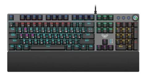 Клавіатура Aula Mountain F2058 Black (ENG/RUS)