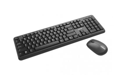 Комплект клавіатура та миша Canyon CNS-HSETW02 Black