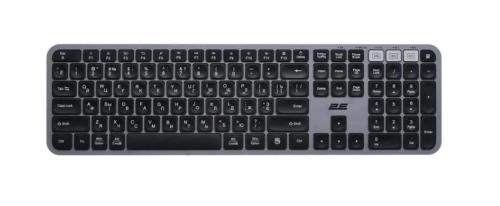 Клавіатура 2E KS240 WL BT Black (2E-KS240WG_UA) (ENG/UKR/RUS)