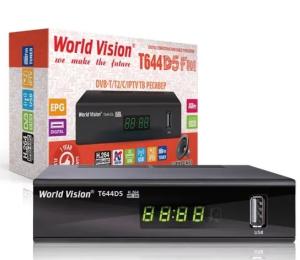 Ресивер World Vision T644D5 FM Black