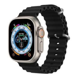 Ремінець для смарт-годинника Infinity XO Ocean SILICONE для Apple Watch 38/40/41 mm Black