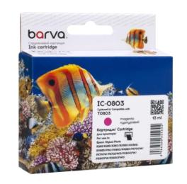 Картридж для принтера BARVA Epson T0803 P50, PX660/660 + /720WD/730WD/820FWD/830FWD Magenta 13 мл(C13T08034010 / C13T08034011 / IC-0803)
