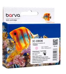 Картридж для принтера BARVA Epson T0806 P50, PX660/660 + /720WD/730WD/820FWD/830FWD Light Magenta 13 мл, (C13T08064010 / C13T08064011 / IC-0806)