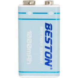 Акумулятор BESTON 9V Li-ion 1000mah USB-C (9VC-10VC/AA620289)