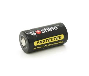 Акумулятор Soshine 16340/CR123 Li-Ion 16340P-3.7-700 Protected 700mAh