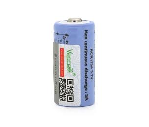 Акумулятор Vapcell 16340/CR123 Li-Ion 850mAh T8 Button Top Purple (Vapcell16340-850)