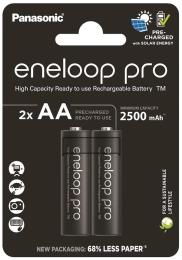 Акумулятор Panasonic Eneloop Pro AA 2500mAh NiMh 2шт. (BK-3HCDE/2CP)