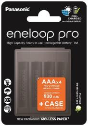 Акумулятор Panasonic Eneloop Pro + Case AAA 930mAh 4шт. (BK-4HCDEC4CP)