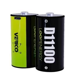 Акумулятор Verico LOOP ENERGY D/R20 LI-ION 7400MAH 1.5V 2ШТ. USB-С (1BTOV-A5N0A2-NN)