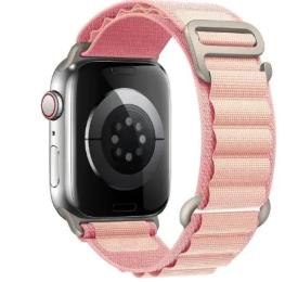 Ремінець для смарт-годинника Infinity Alpine Apple Watch 42mm/44m Pink тканина