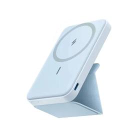 Зовнішній портативний акумулятор Anker 622 Magnetic Wireless Portable Charger 5000mAh Buds Misty Blue (A1614)