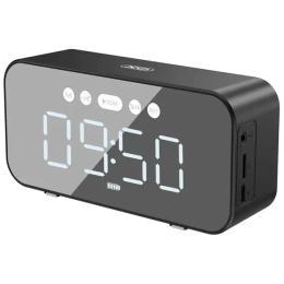 Акустика портативна XO F41 Mirror Clock Bluetooth Speaker Black