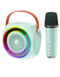 Акустика портативна XO F42 Dazzling RGB Bluetooth Karaoke Stereo with Microphone Blue