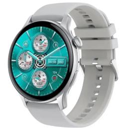 Смарт-годинник XO J6 Silver Magnetic suction circular intelligent sports call watch