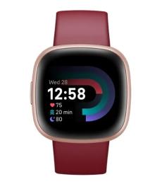 Смарт-годинник Fitbit Versa 4 Beet Juice Copper Rose (FB523RGRD)