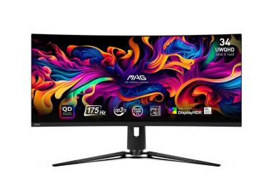 Монітор MSI MAG 341CQP QD-OLED Black 34