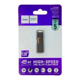 Флеш память Hoco UD13 Clever USB3.2 128GB Gray (6942007611510)