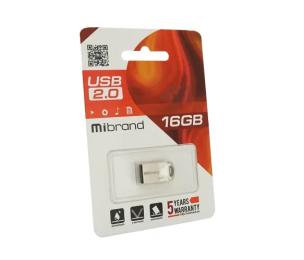 Флеш память Mibrand MMHk/16 Silver 16GB USB 2.0
