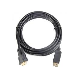 Відео-кабель Cablexpert DisplayPort(тато)DVI(тато), 1,8m Black