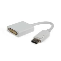 Перехідник Cablexpert DisplayPort (тато) - DVI (мама) White