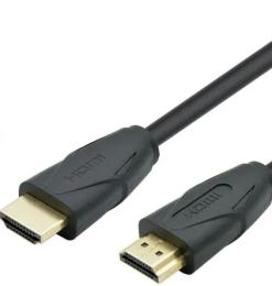 Відео-кабель 2E Slim High Speed Aluminum HDMI (тато)  -  HDMI (тато) 2m Black