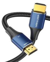Відео-кабель Vention Aluminum Alloy Type (ALGLJ) HDMI (тато)  -  HDMI (тато) 5m Blue