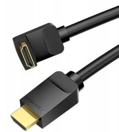 Відео-кабель Vention (AAQBG) HDMI Right Angle (тато)  -  HDMI (тато) 1.5m Black