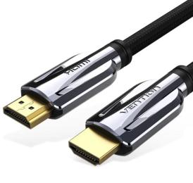 Відео-кабель Vention AALBH HDMI (тато)  -  HDMI (тато), 2m v2.1, 8K 60Hz, 4K 120Hz, 2K 144Hz, 1080P 160Hz (AANBF)