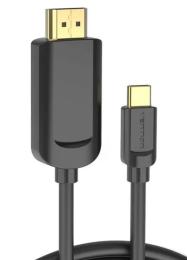 Відео-кабель Vention (CGUBF) Type-C (тато)  -  HDMI (тато) 1m Black
