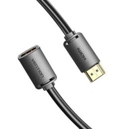 Відео-кабель Vention Cable PVC HDMI (тато)  -  HDMI (мама) 5m Black (AHCBJ)
