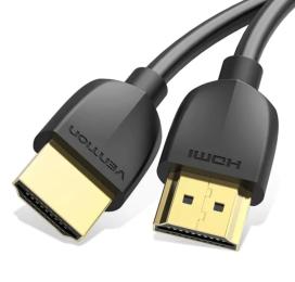 Відео-кабель Vention Slim Portable HDMI (тато)  -  HDMI 2, 0 (тато) 1.5m Black
