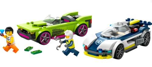Конструктор LEGO City Переслідування маслкара на поліцейському автомобілі (60415)