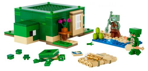 Конструктор LEGO Minecraft Пляжний будинок у формі черепахи (21254)