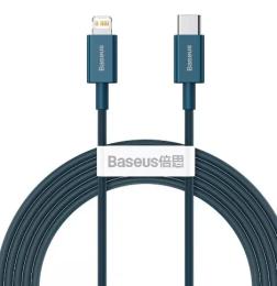 Дата-кабель Baseus Superior Series Fast Charging Type-C(тато)-Lightning(тато) 2m Blue