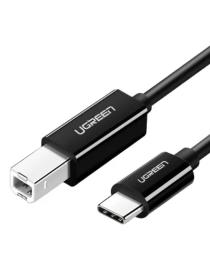 Дата-кабель Ugreen US241 USB Type-C (тато)  -  USB Type-B (тато), 1 m Black (80811)