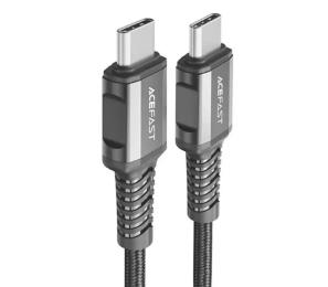 Дата-кабель Acefast C1-09 USB-C (тато)  -  USB-C (тато) 1m Black