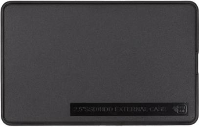 Зовнішня кишеня для диска PowerPlant 2.5 SATA to USB 3.0 Black (HC380213)